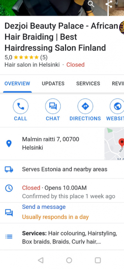 Google My Business In Finland
